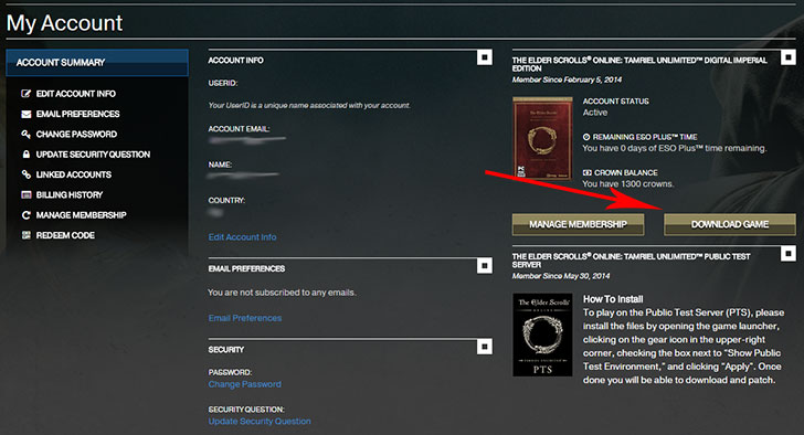 download torrent of elder scrolls online installer