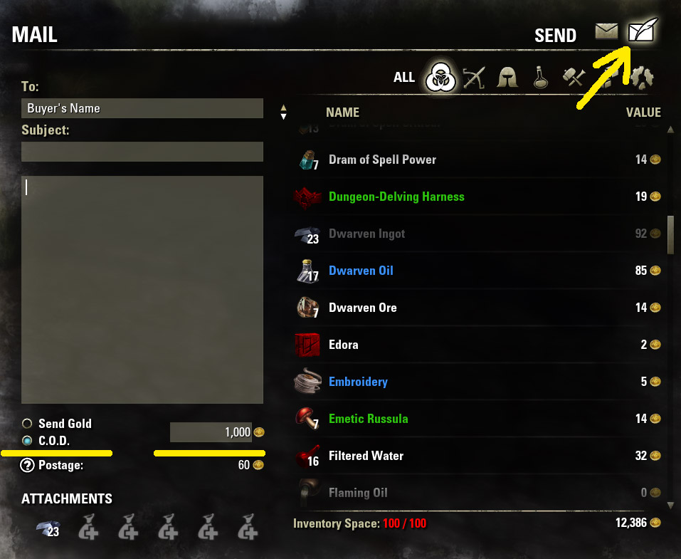 CoD System in ESO