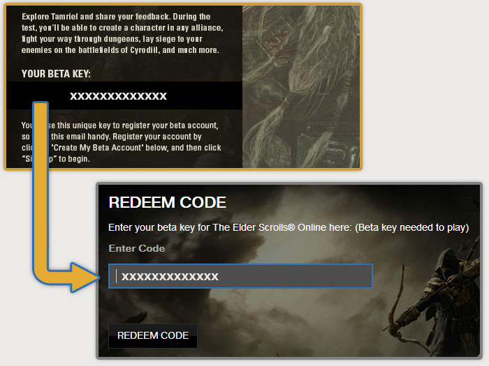 How to create beta account and redeem the key